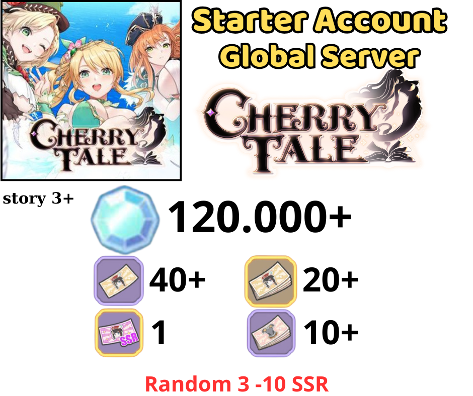 [GLOBAL]120000 + Diamonds Cherry Tale Starter Account